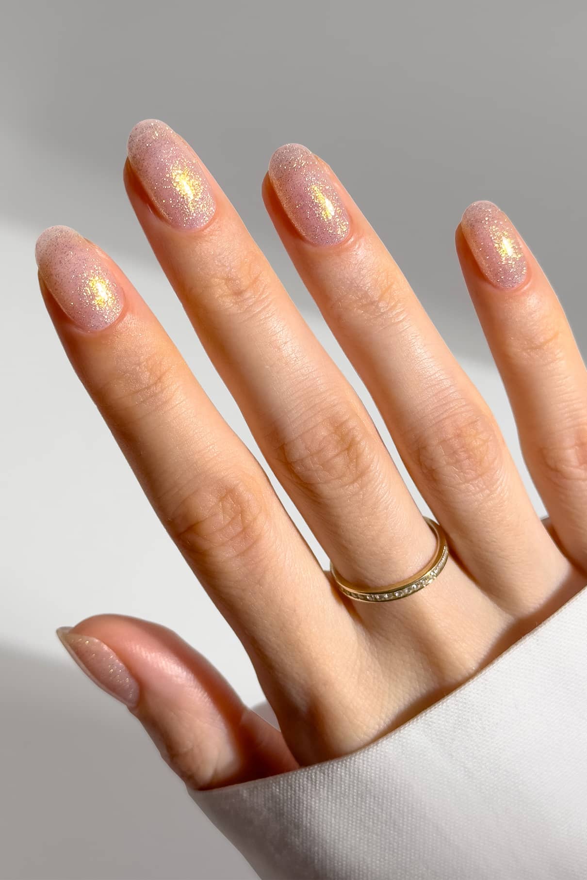 Golden Nail Sheen